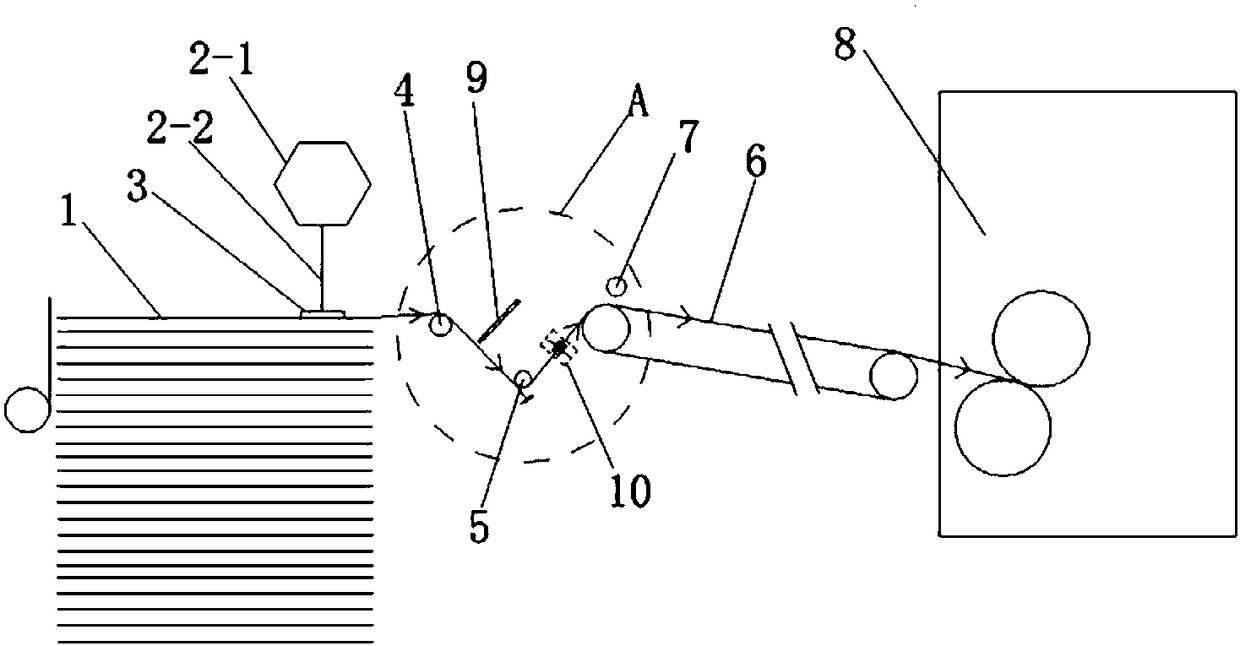 A paper feeding system for a printing machine