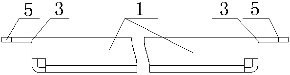 Vehicle-mounted radiator protective plate and radiator core body