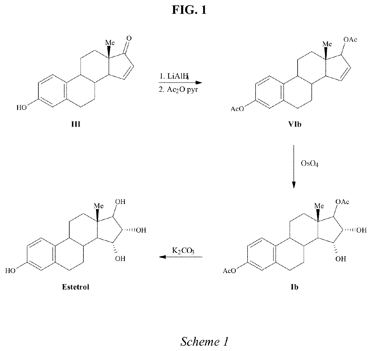 Process for the preparation of estetrol