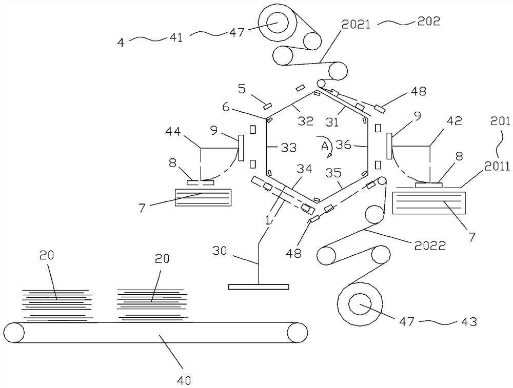 Lamination device and lamination equipment with same