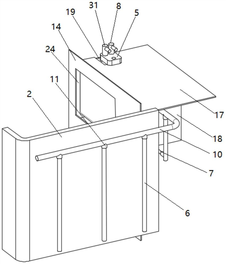 Water-cooled air conditioner cooling equipment