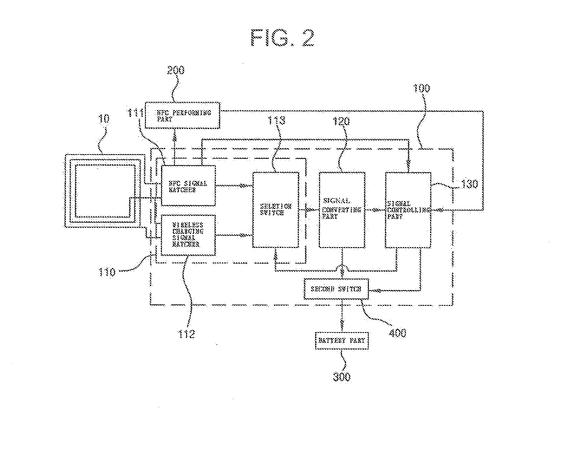 Portable device using a common antenna for both near field communication and wireless charging