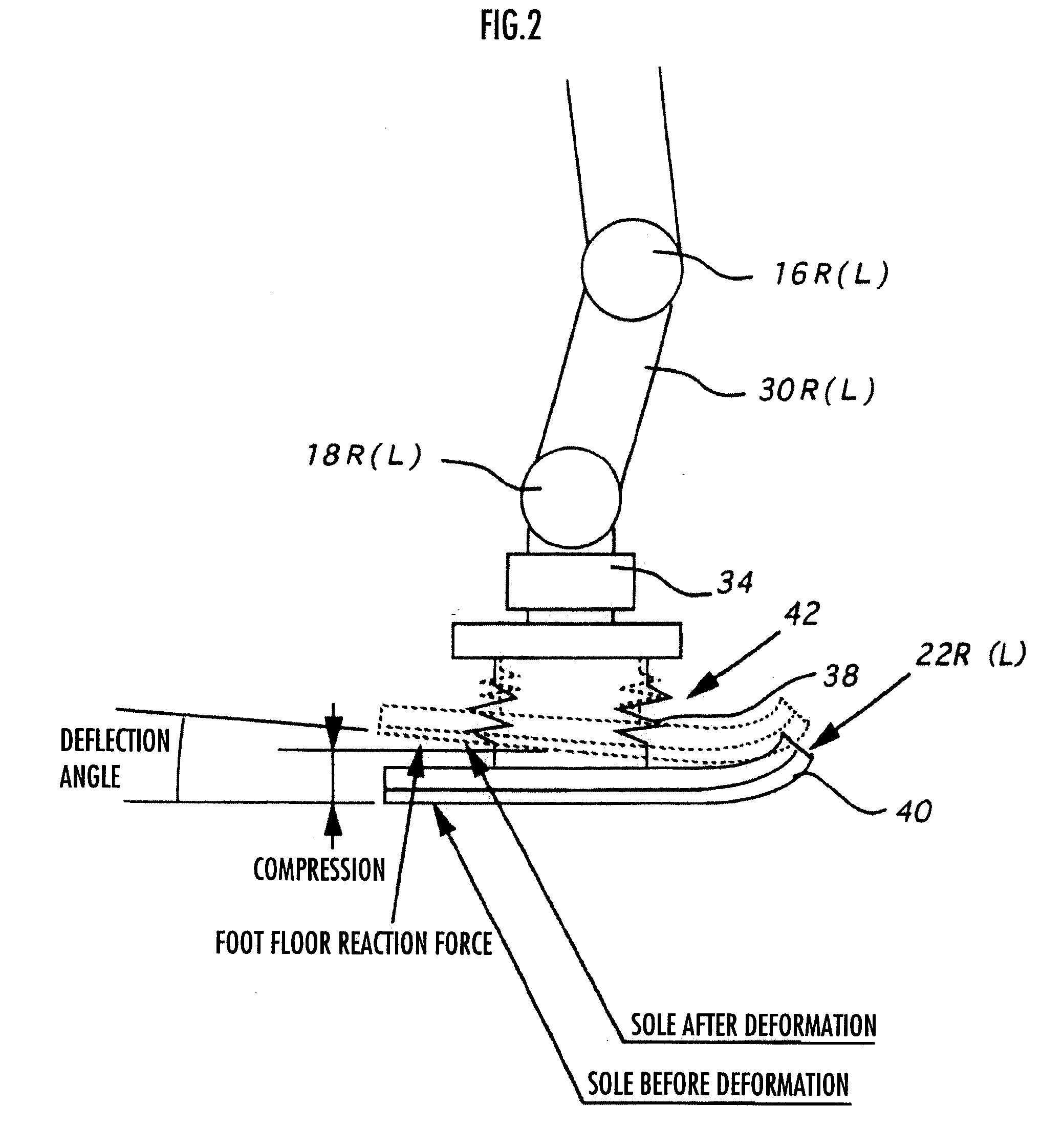 Legged Mobile Robot and Control Program for the Robot