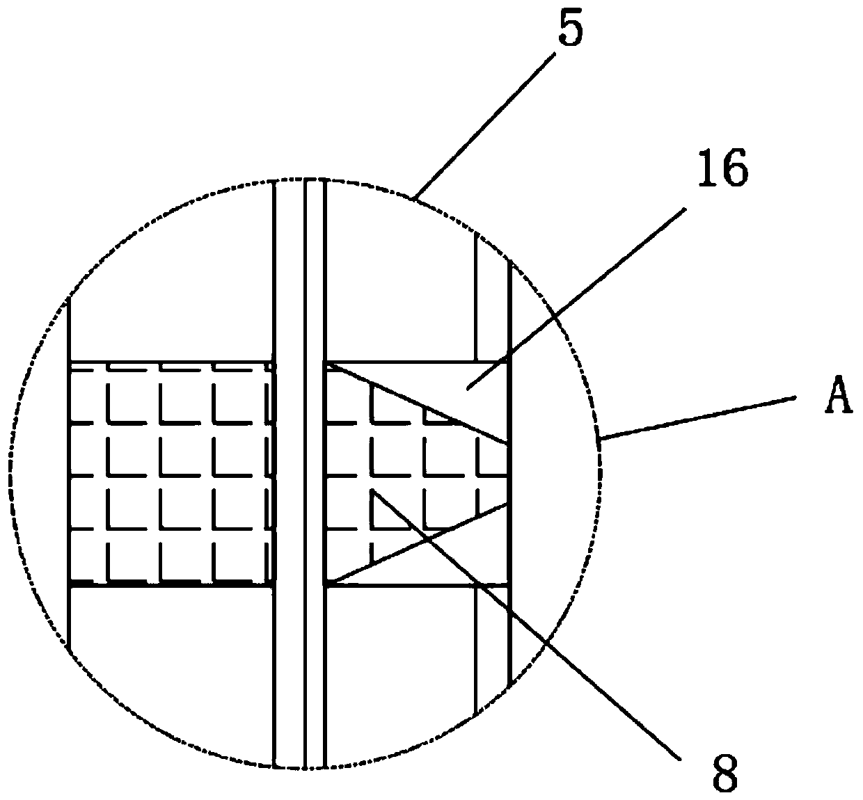 Forming mechanism for sludge granulating and drying machine