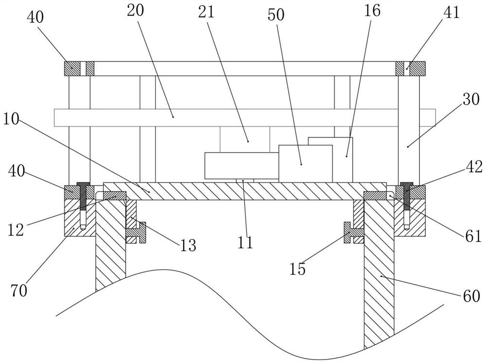 Disassembly and assembly device and method for locking nut