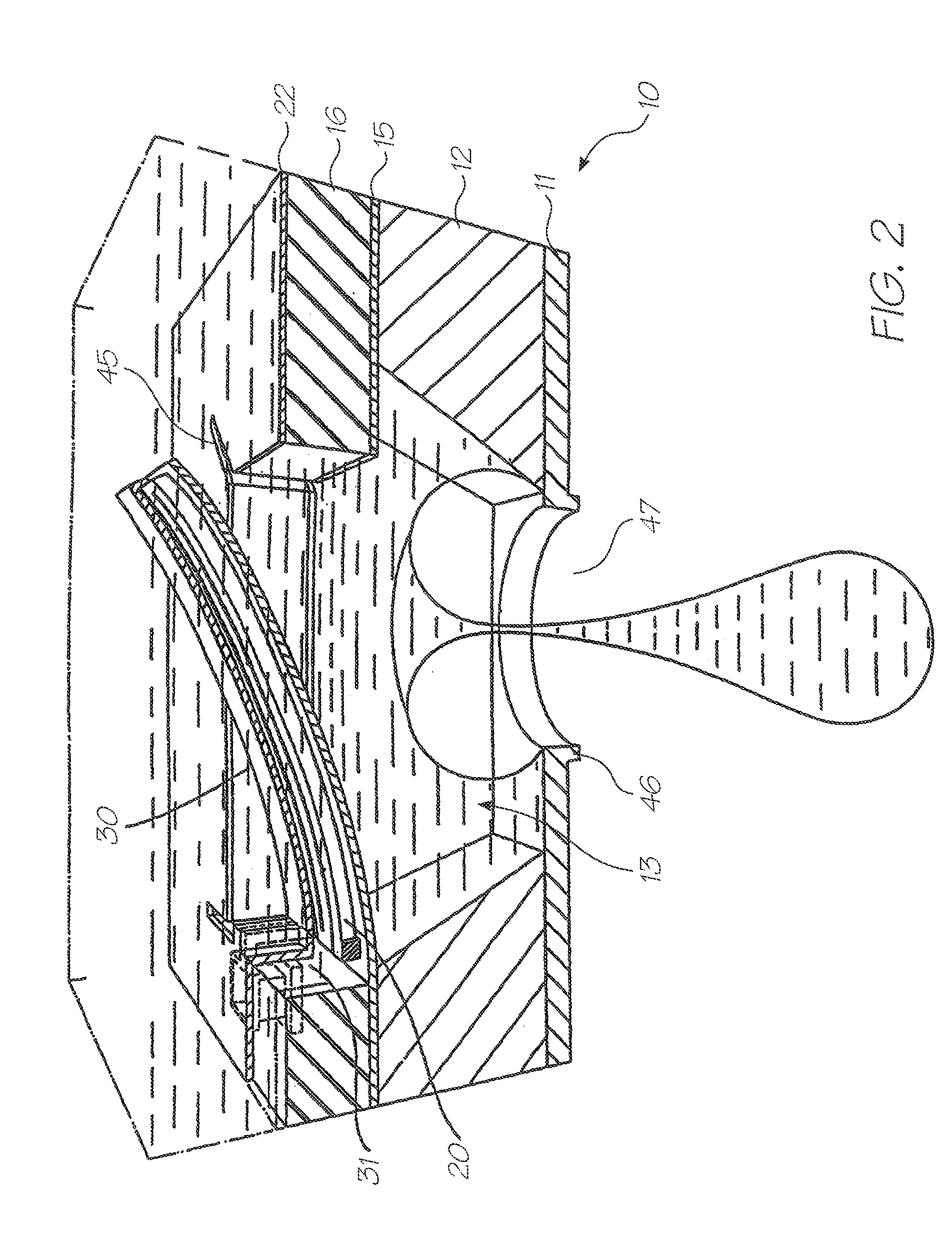 Method of forming printhead by removing sacrificial material through nozzle apertures