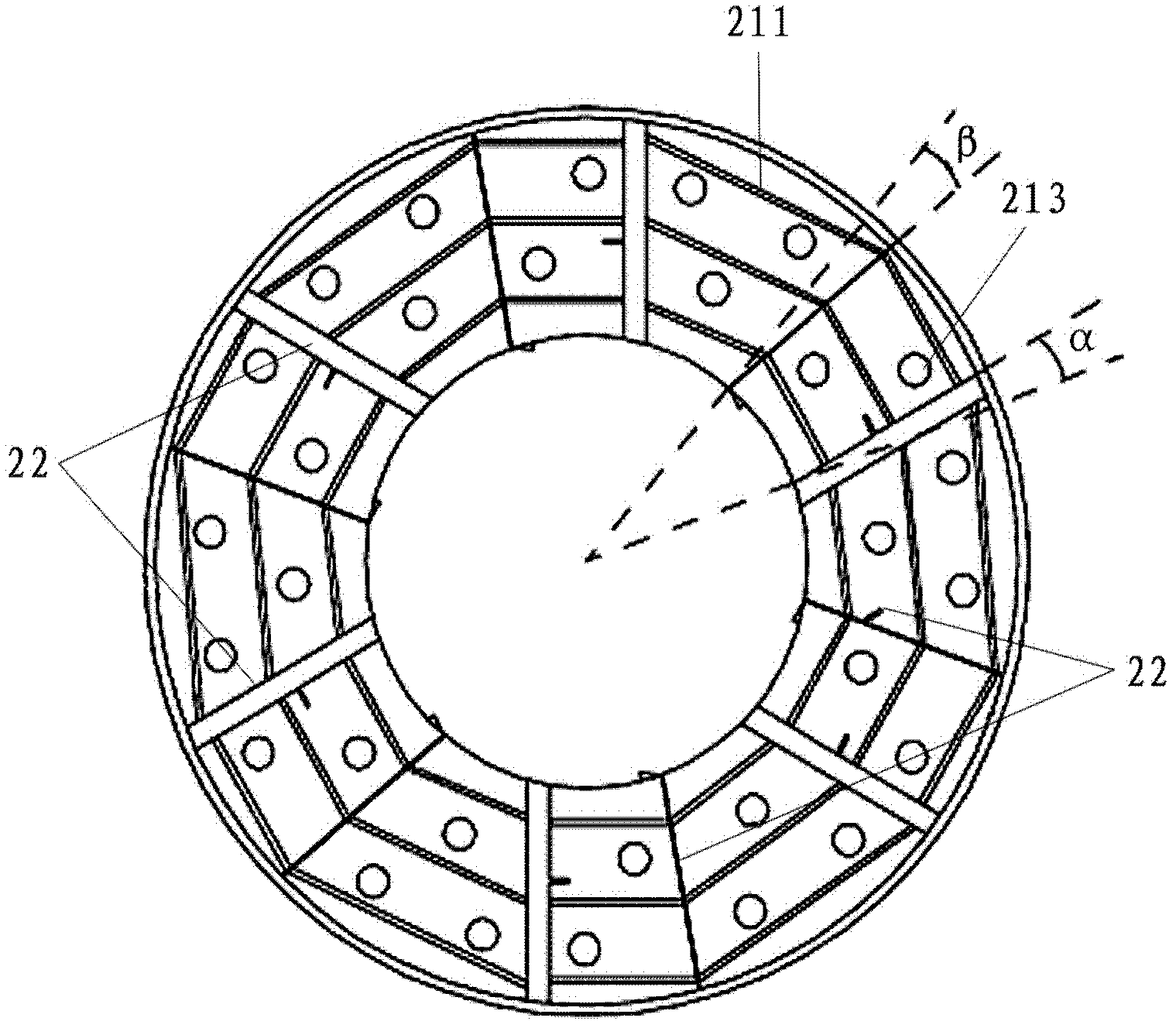 Floating offshore wind turbine movement suppression device and floating base for offshore wind turbine