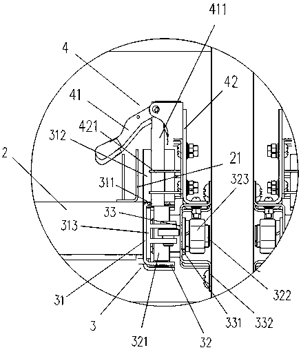 Vehicle-mounted pull-out shelf