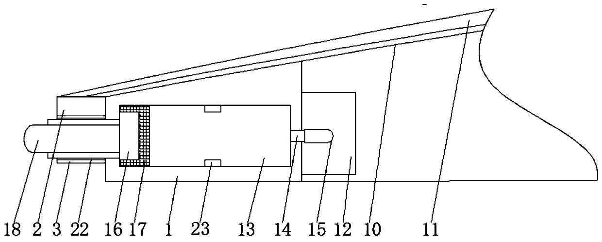 Buffer structure of automobile engine hood