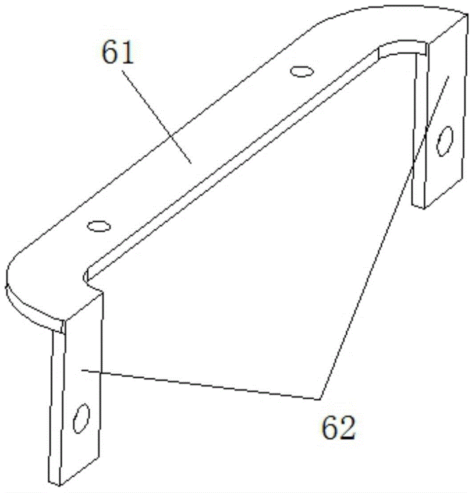 Brushless motor bracket structure with power control box