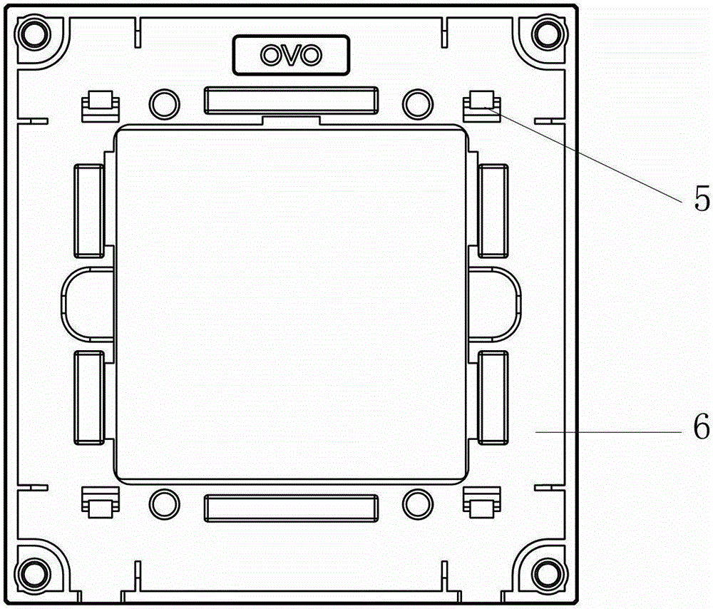 Novel bone-china panel switch socket and bone-china panel firing method