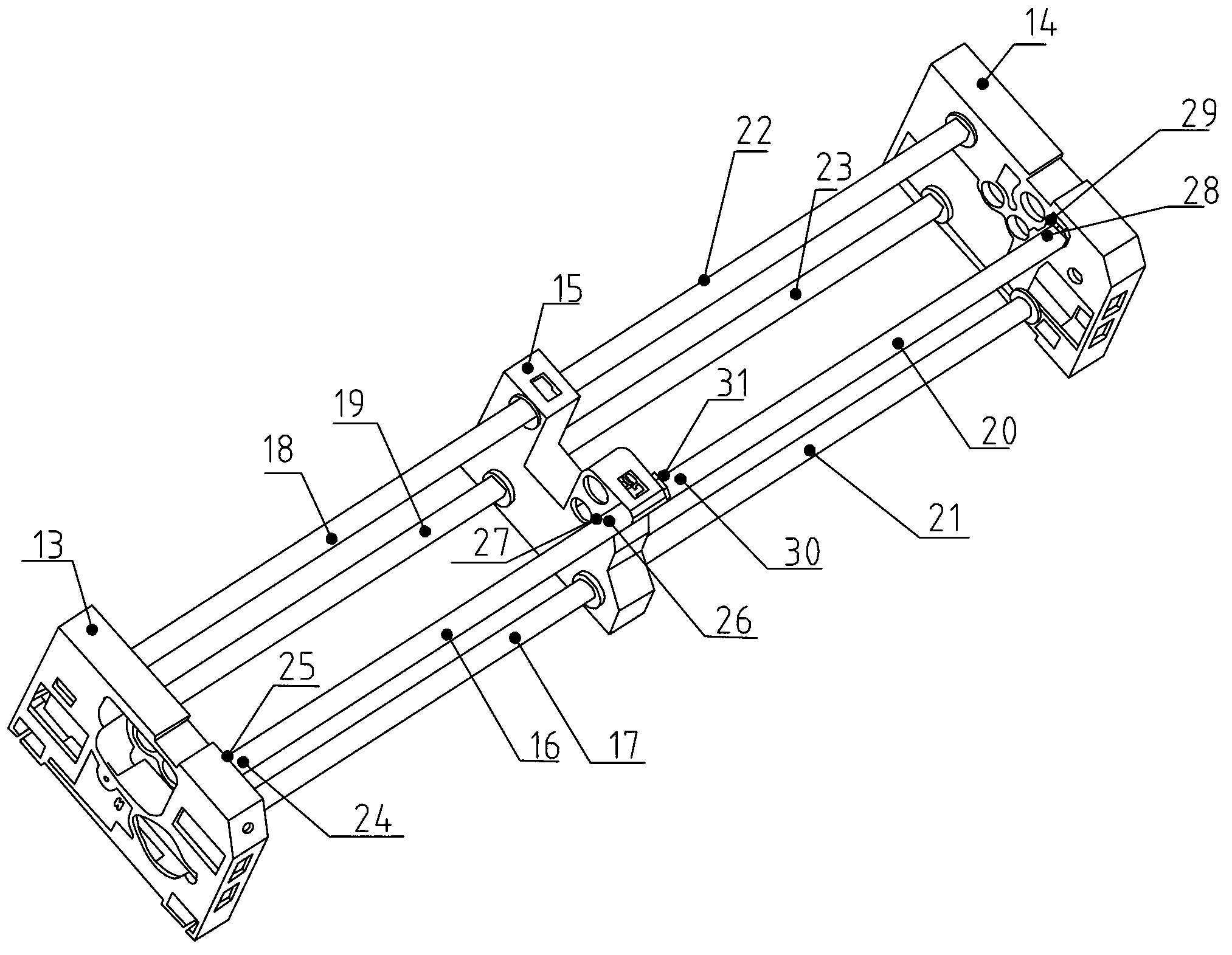 Plastic knitting machine