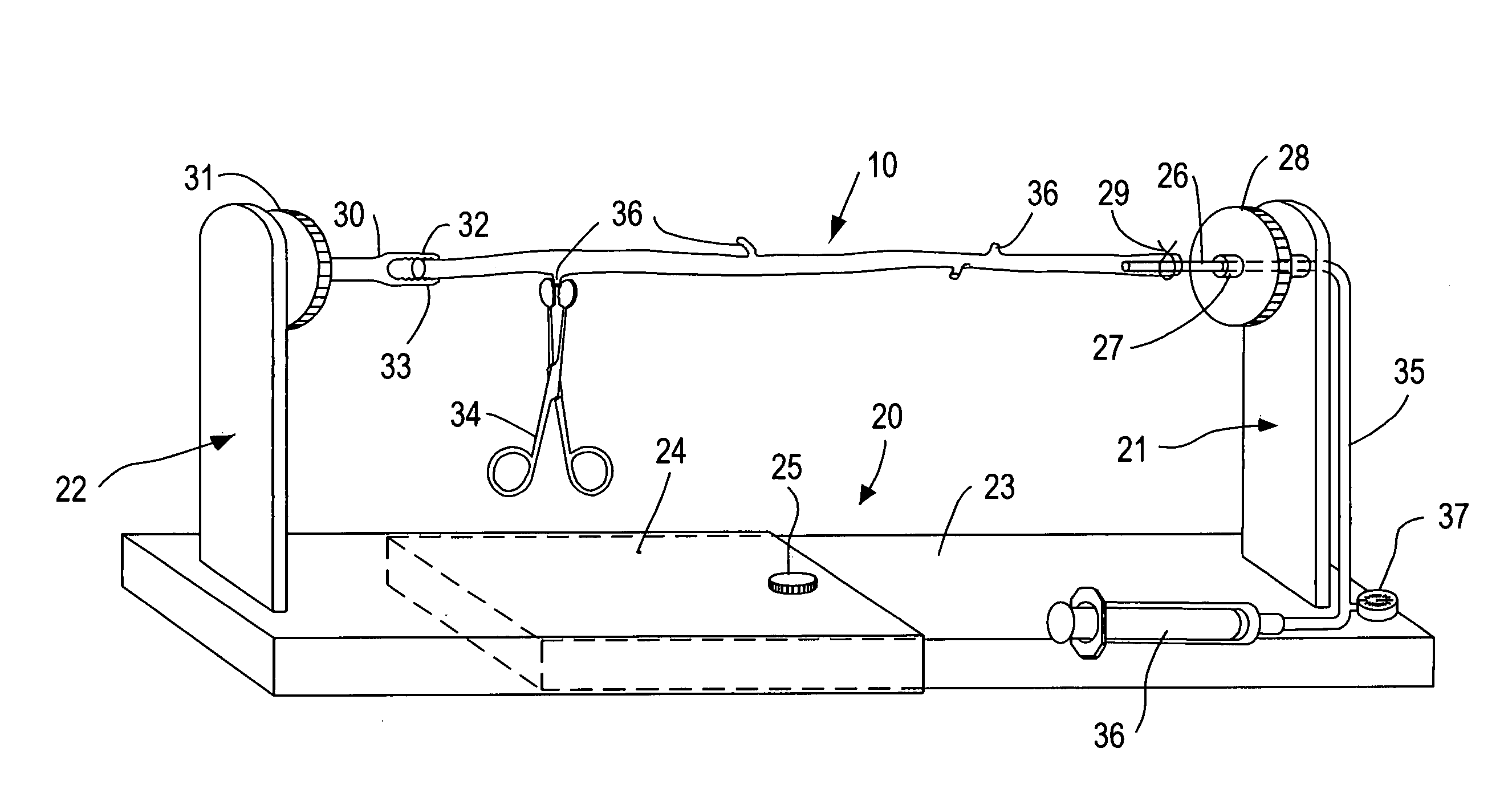 Device for processing blood vessel harvested for bypass graft surgery