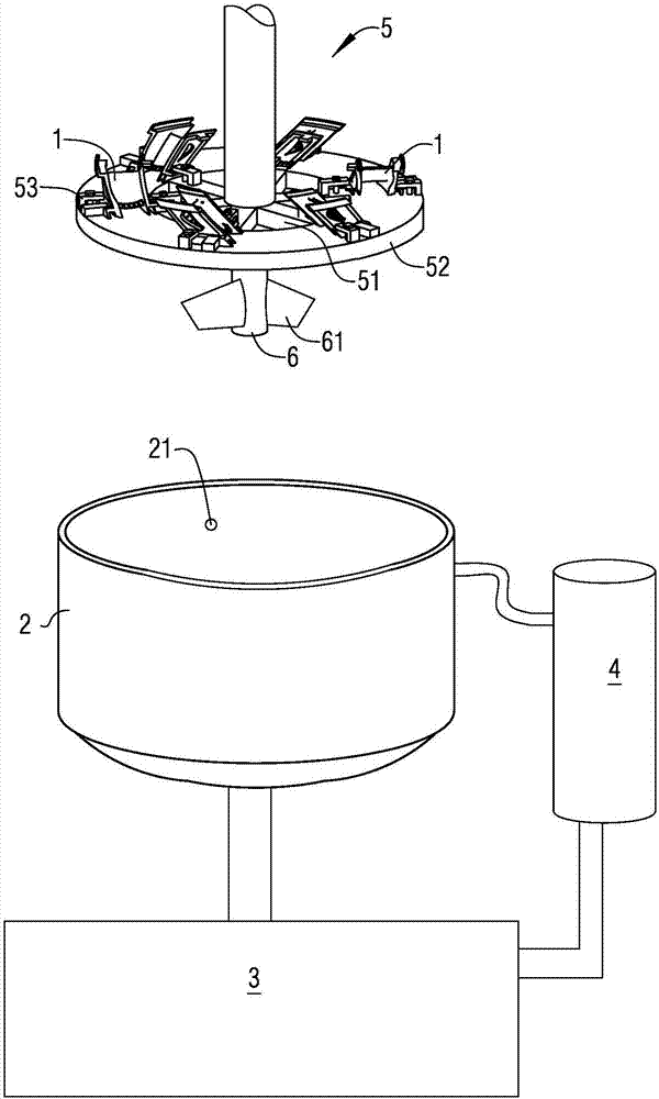 A device for cleaning low-melting-point alloys in the inner cavity of hollow blades