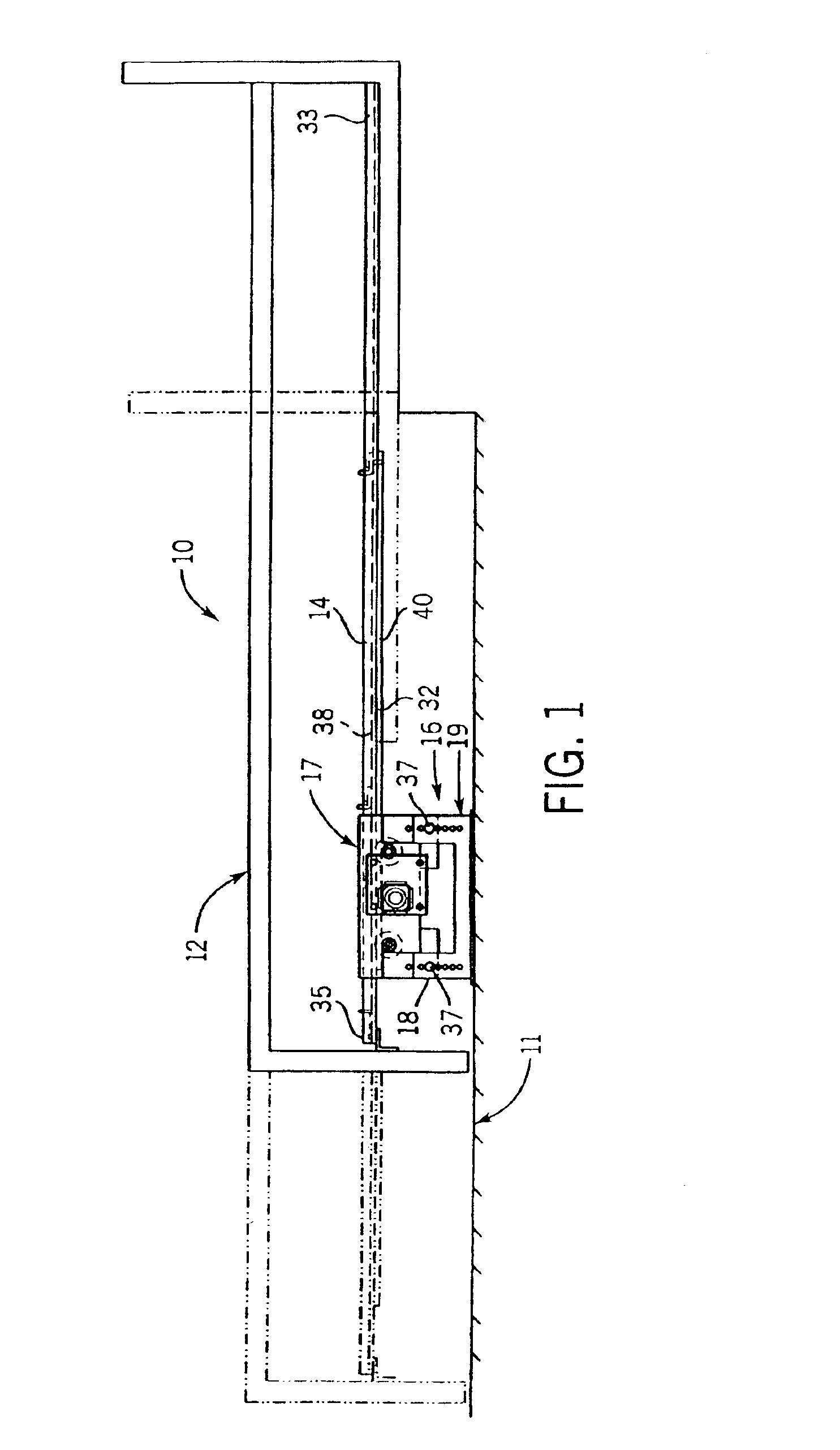 Variable height slide-out mechanism