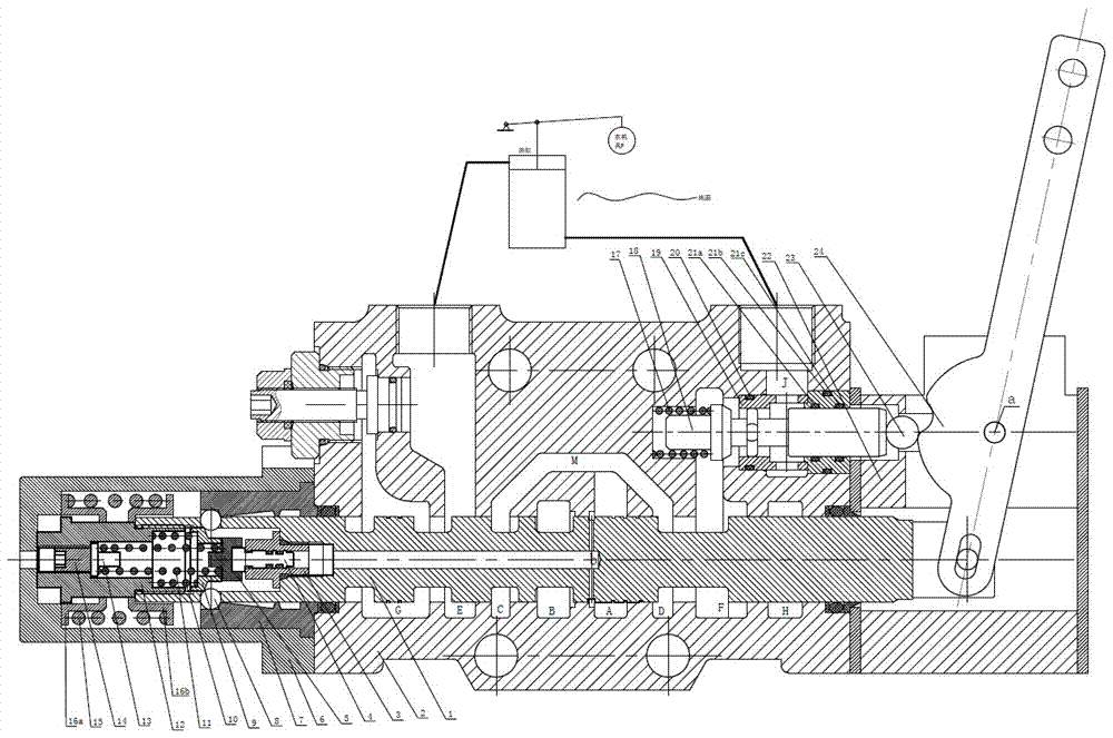 Manual pressure-maintaining and skipping floating reversing valve for tractor