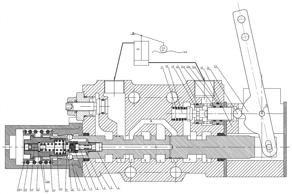 Manual pressure-maintaining and skipping floating reversing valve for tractor