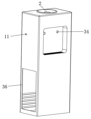 Drinking water filtering device for nephrology patients