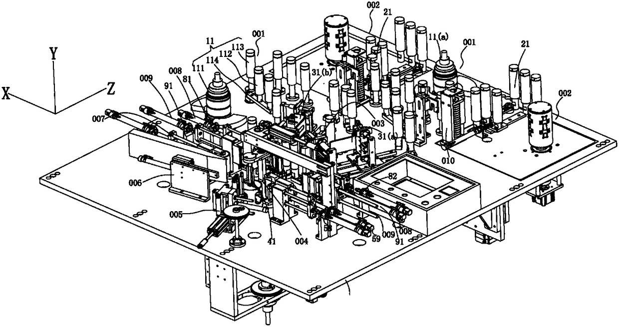 Full-automatic battery electric core winding machine