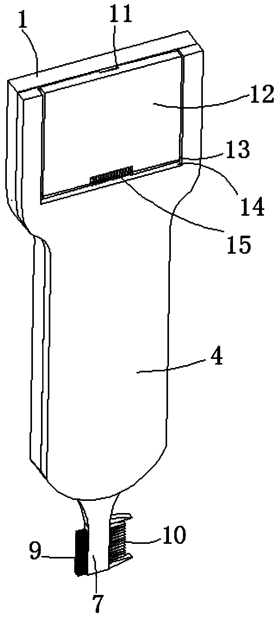 Eyelash curler with telescopic comb