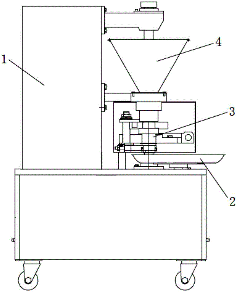 Single-screw type small steamed bun making machine