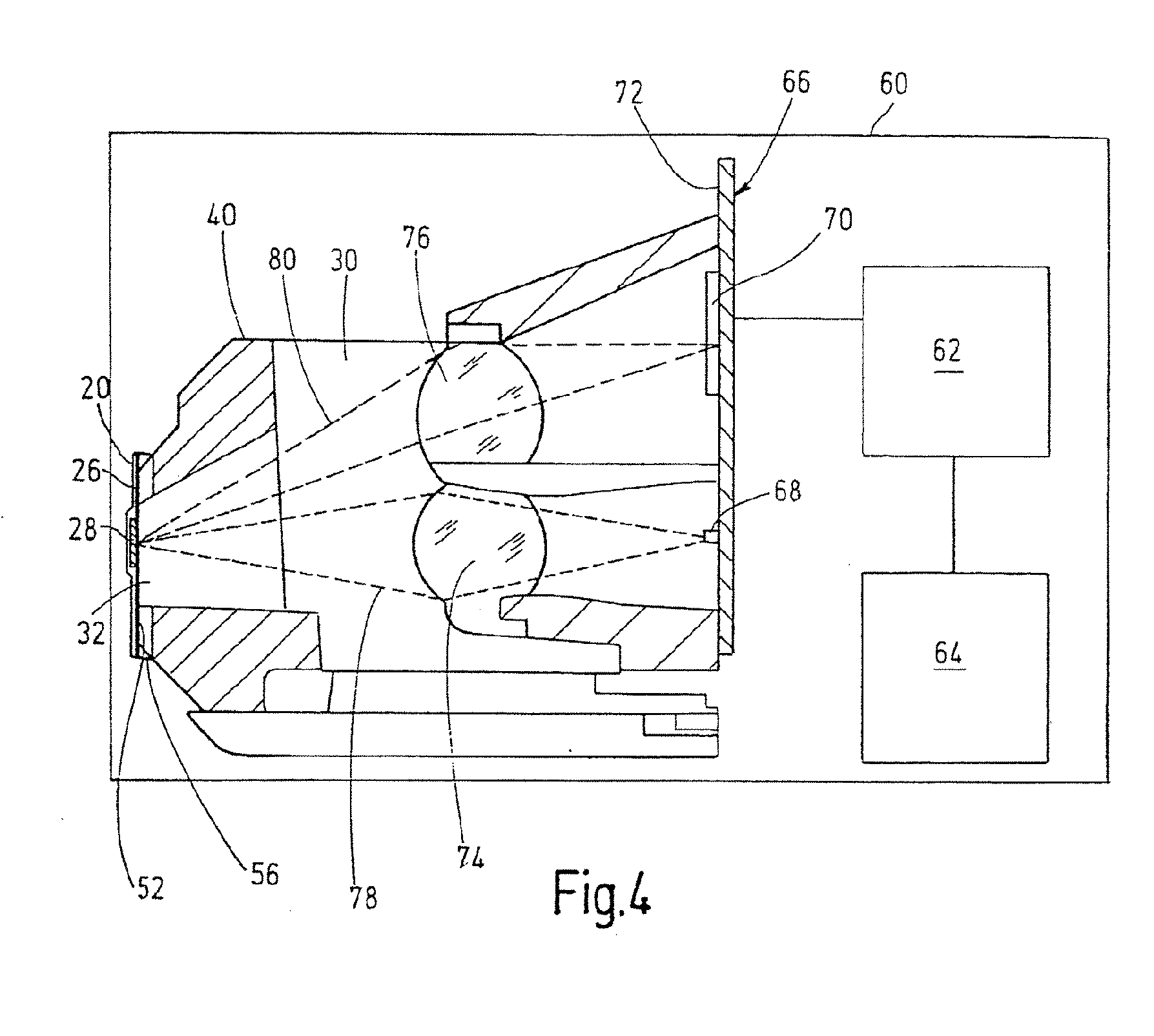 Test tape unit for blood tests