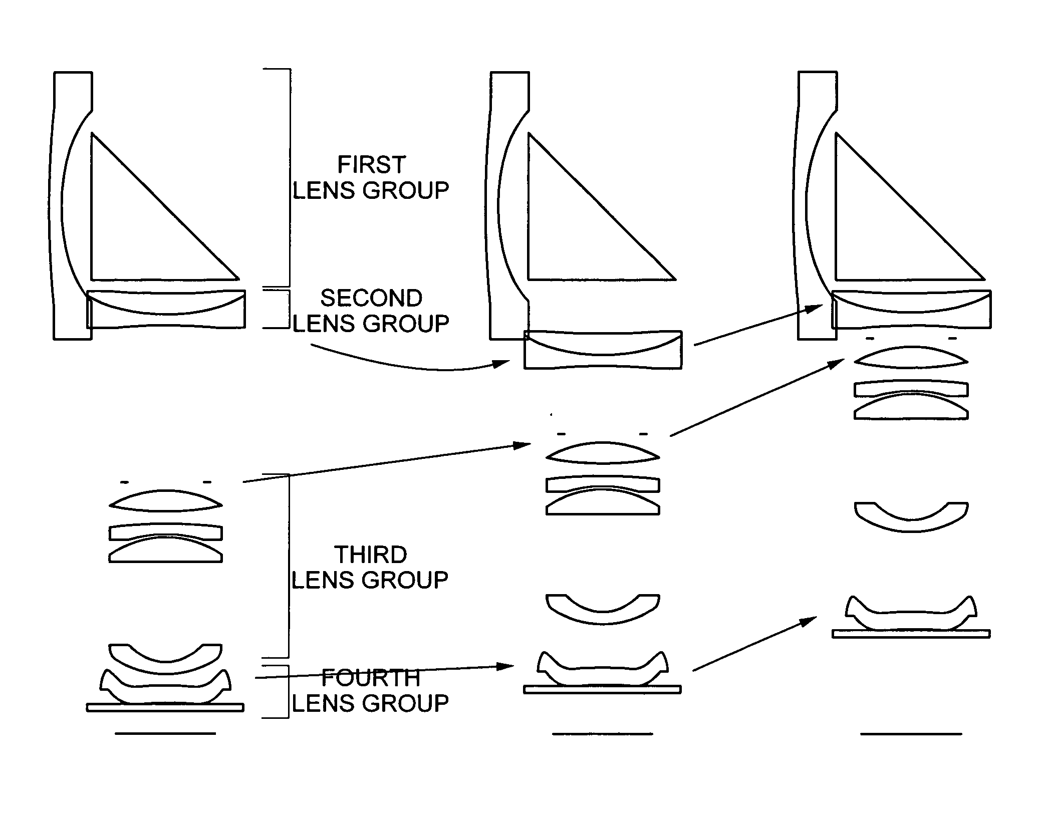 Small refractive zoom lens optical system