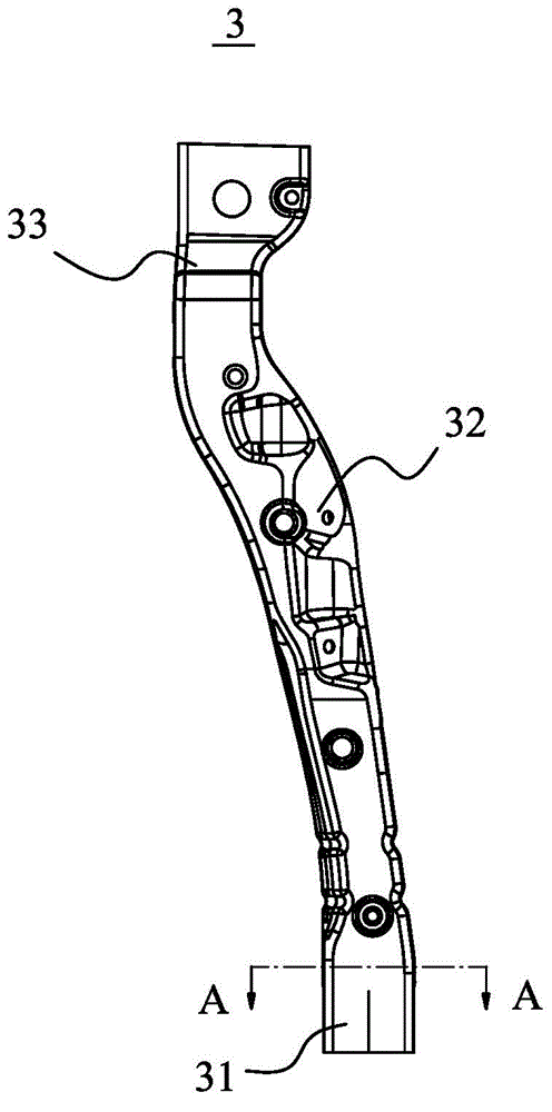 Front automotive auxiliary frame