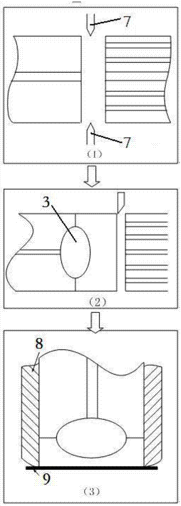 Optical fiber pressure sensor based on micro ellipsoidal air cavity and manufacturing method thereof