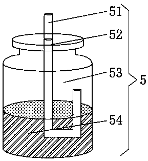 Sealing performance tester for detecting glass cup