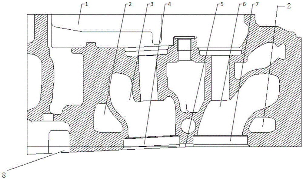 Diesel engine air cylinder cover