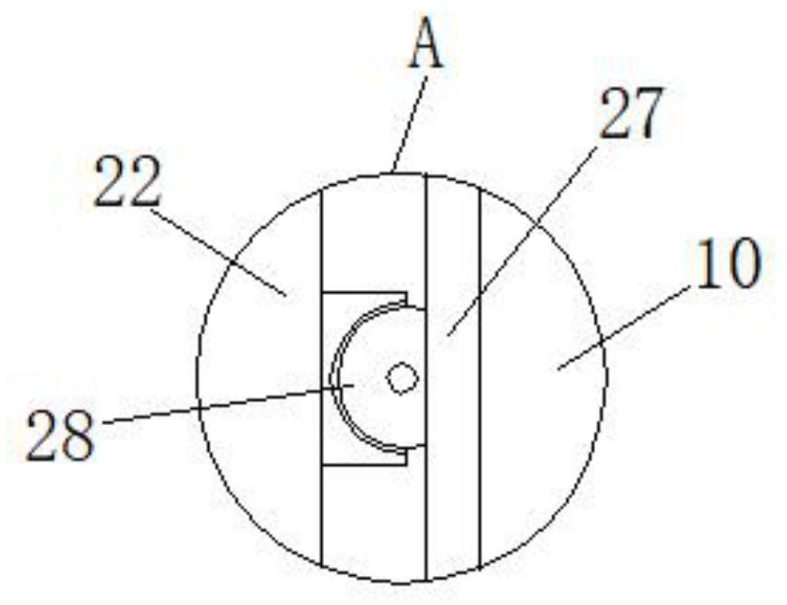 Multi-stage processing device for high-speed train seat parts