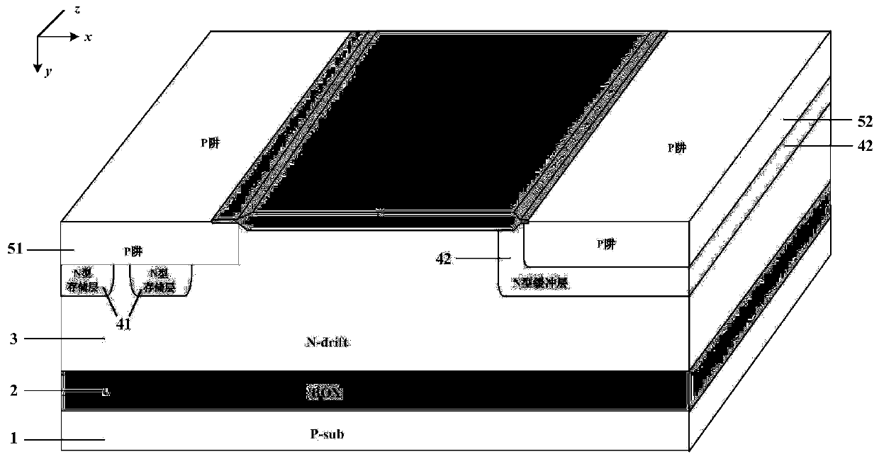 A method for manufacturing a multi-slot gate lateral high-voltage power device