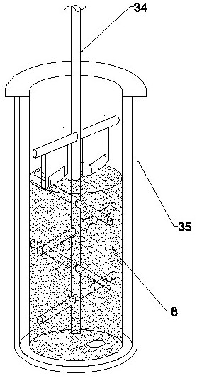 Grinding system for montmorillonite powder