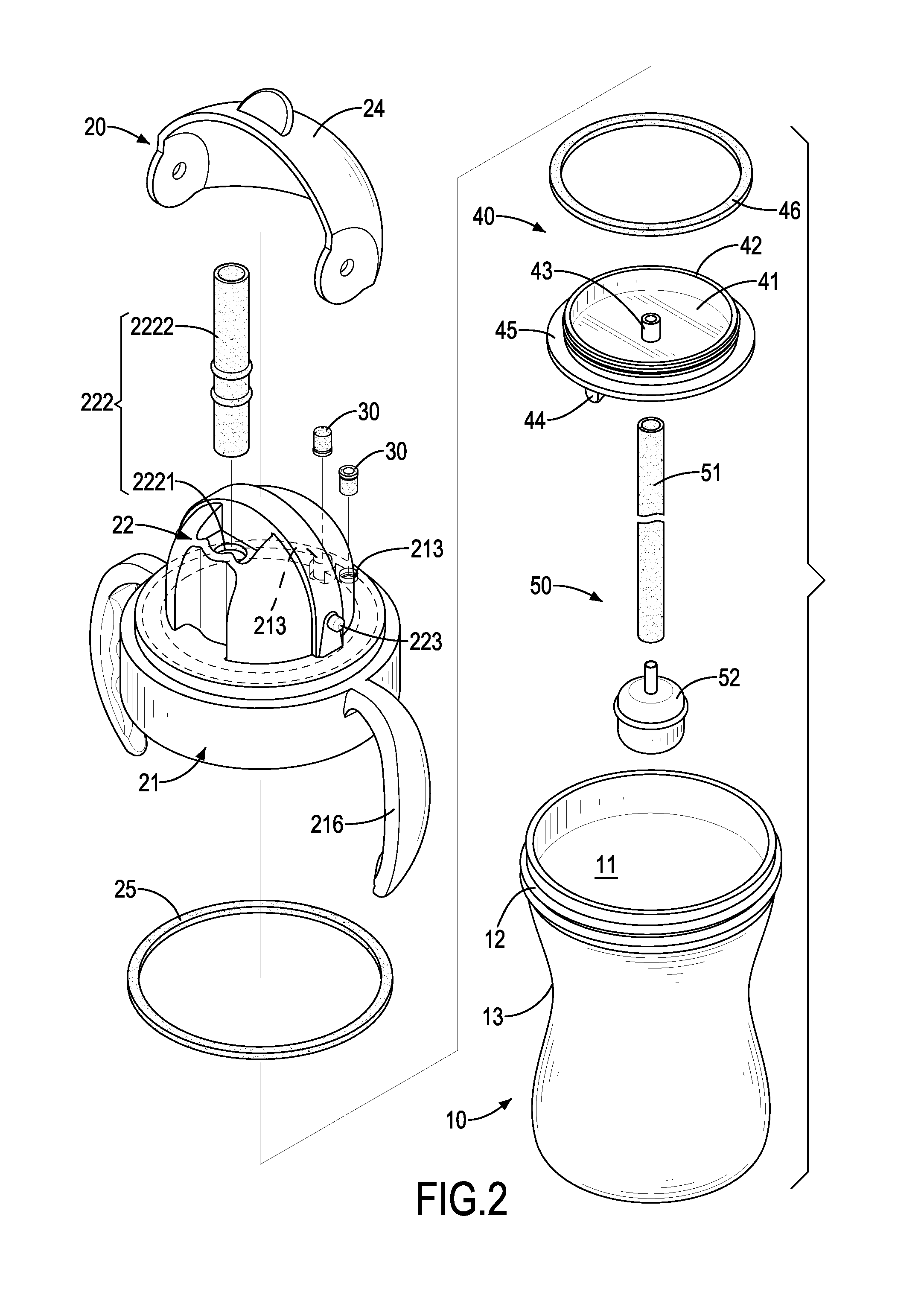 Anti-spray drinking bottle