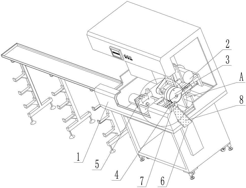 Full-automatic pipe cutting machine