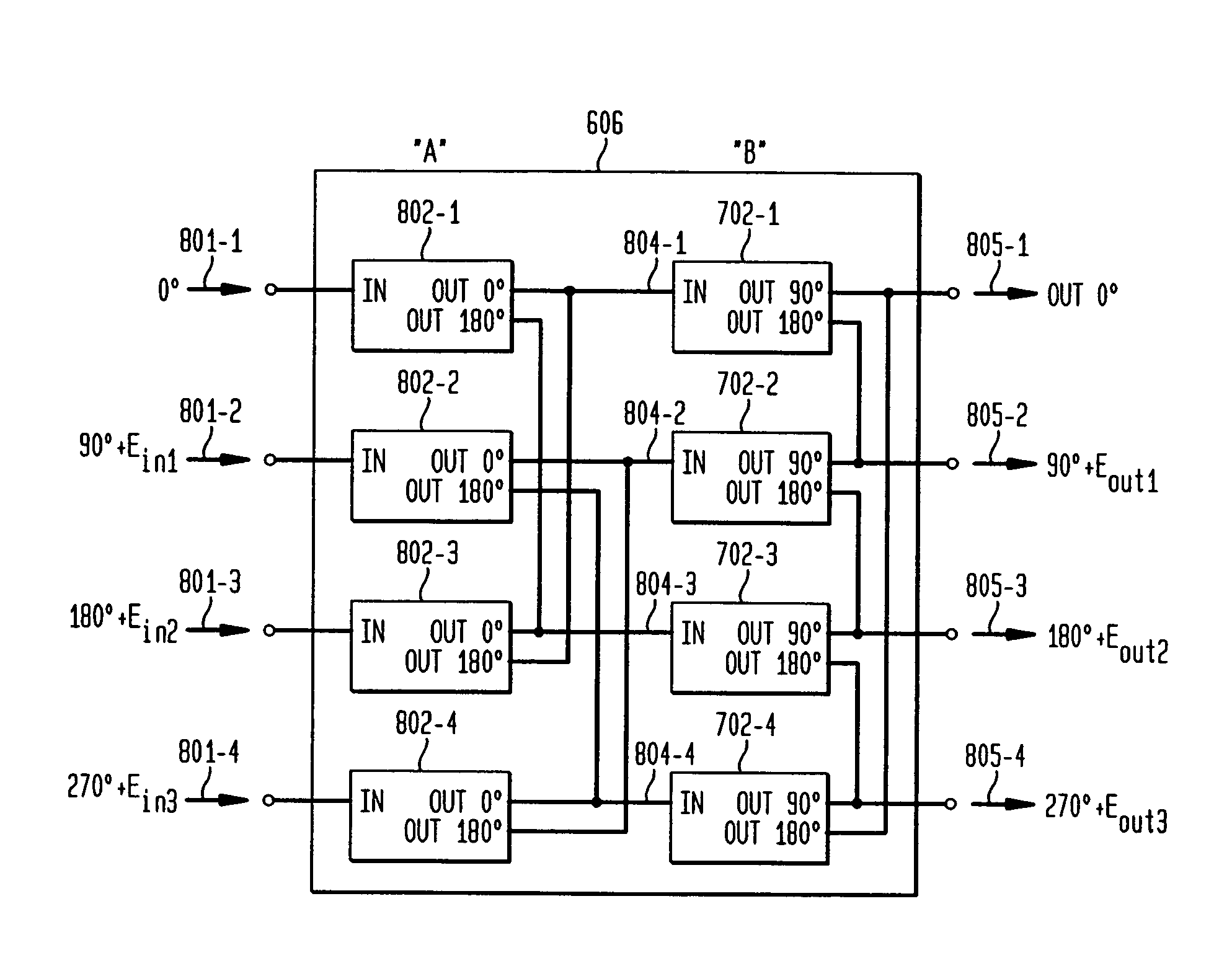 Active polyphase inverter filter for quadrature signal generation