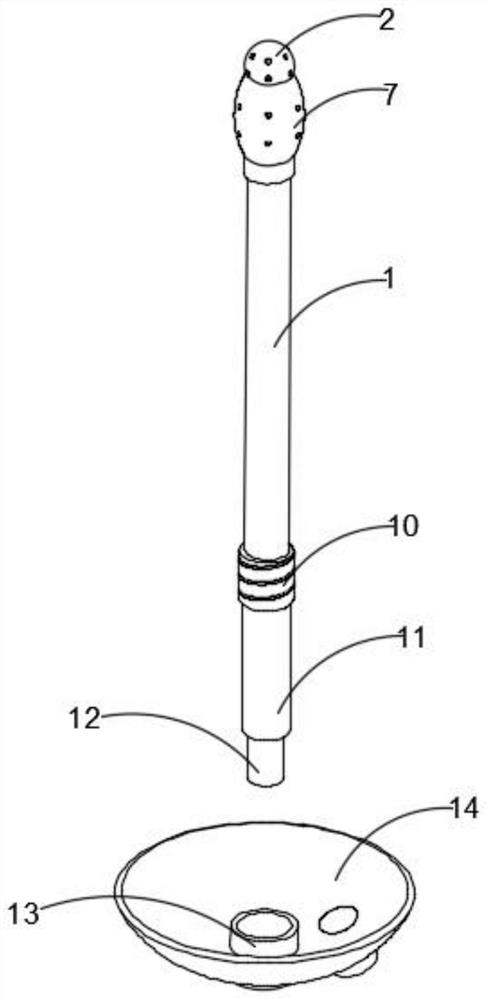 Enteroclysis tube specially used for gynecology department