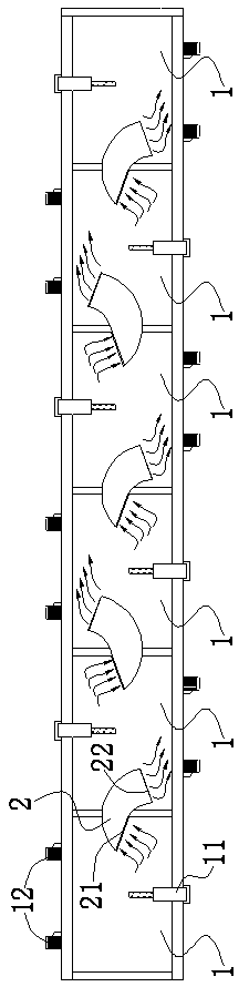 Setting machine thermal-cycling and waste-removing system