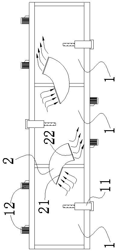 Setting machine thermal-cycling and waste-removing system