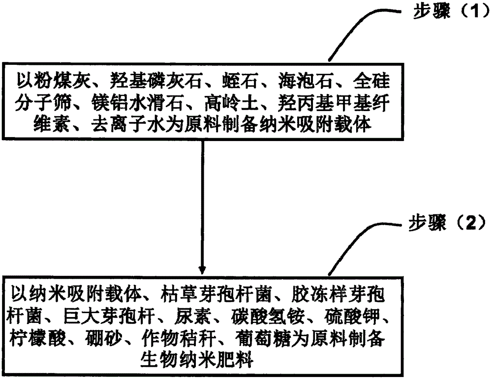 Preparation method of biological nanometer fertilizer