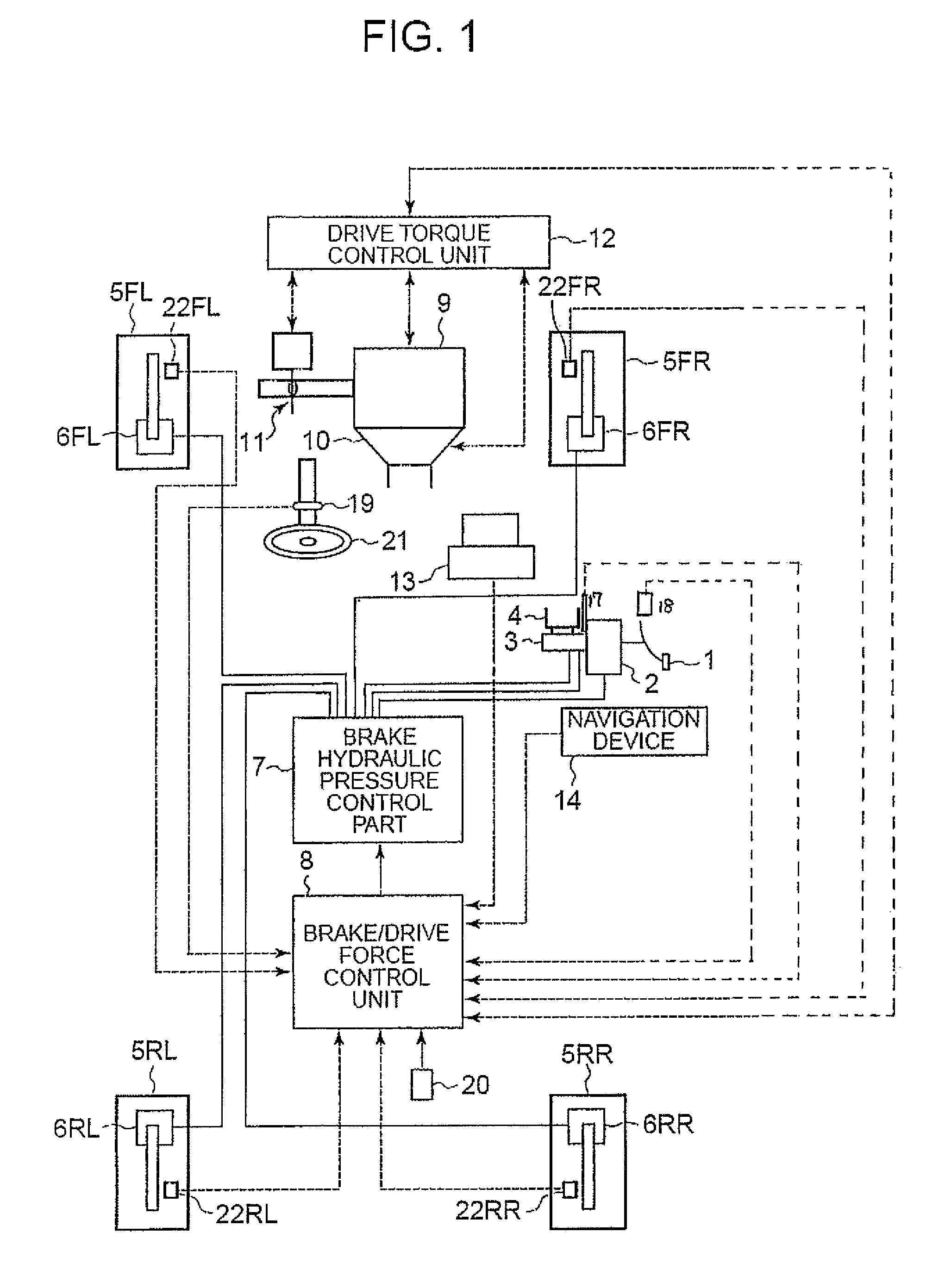 Lane deviation prevention device