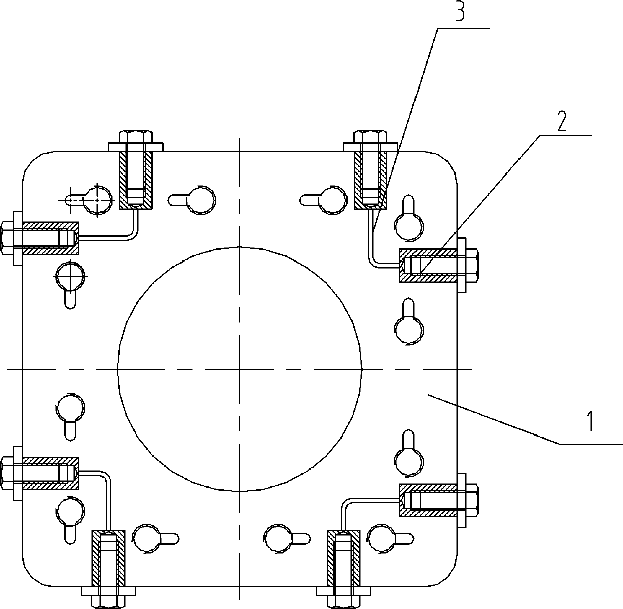 Single nut seat assembly type pulling-resistant joint