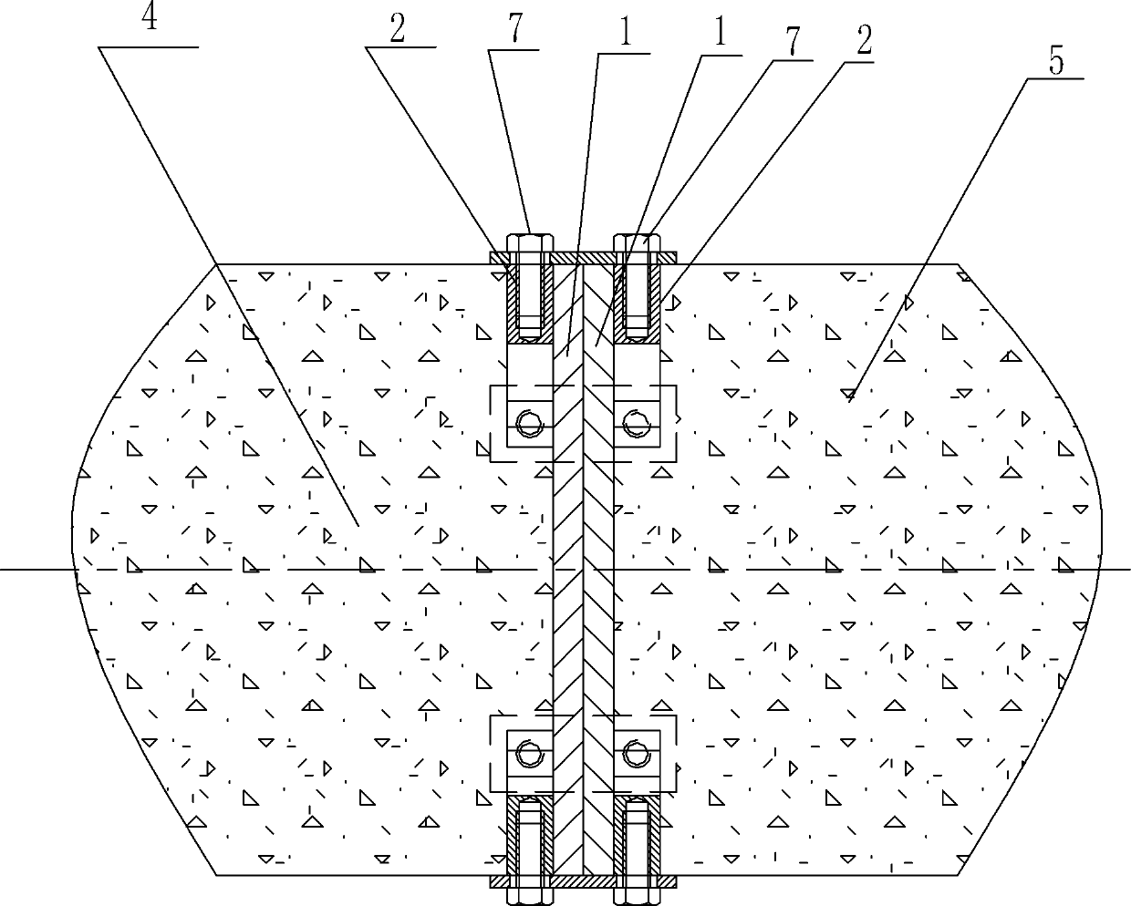 Single nut seat assembly type pulling-resistant joint