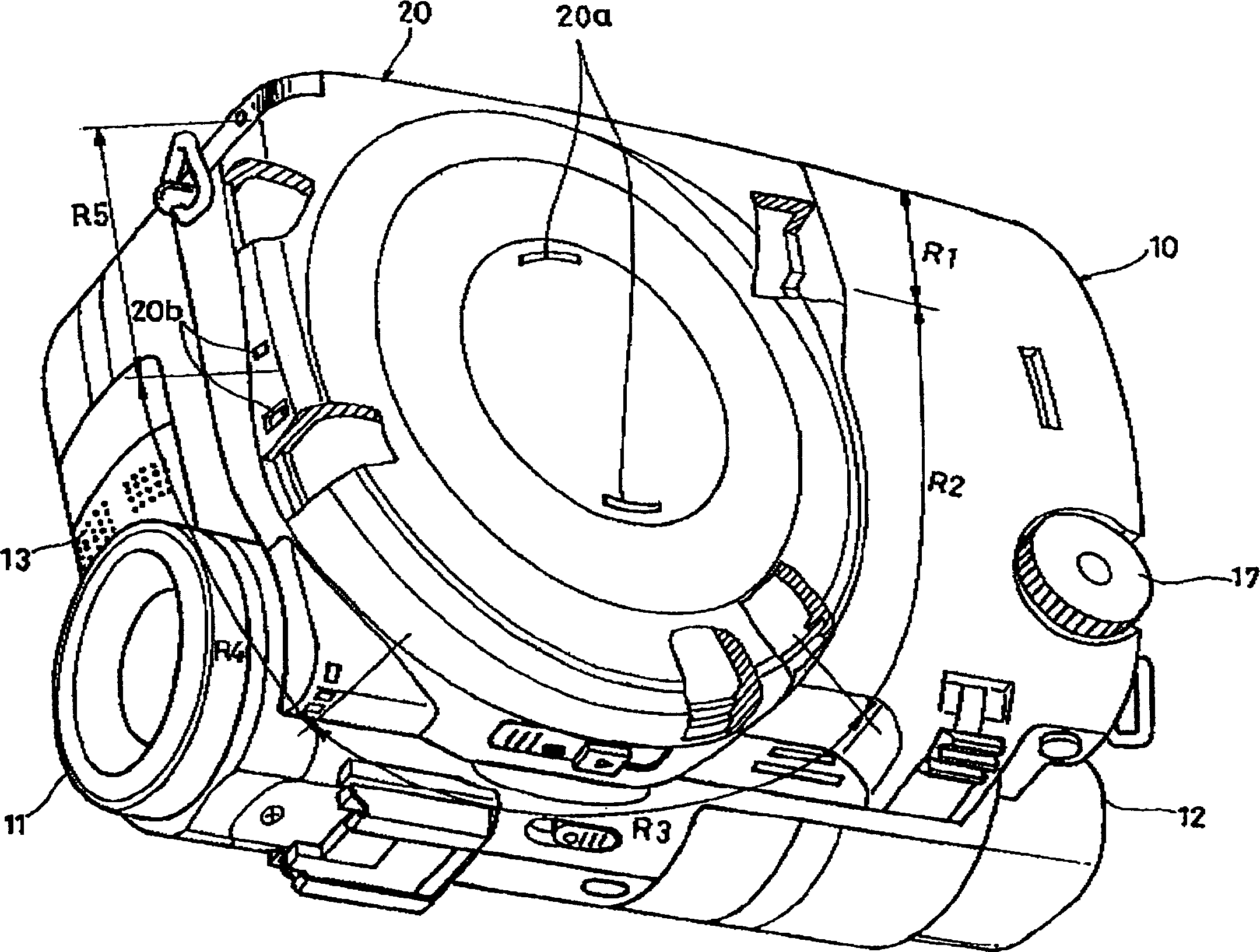 Pantype photographing device