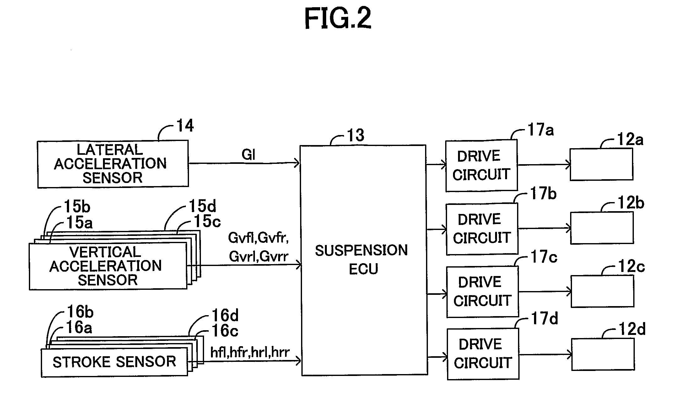 Damping force control apparatus for vehicle