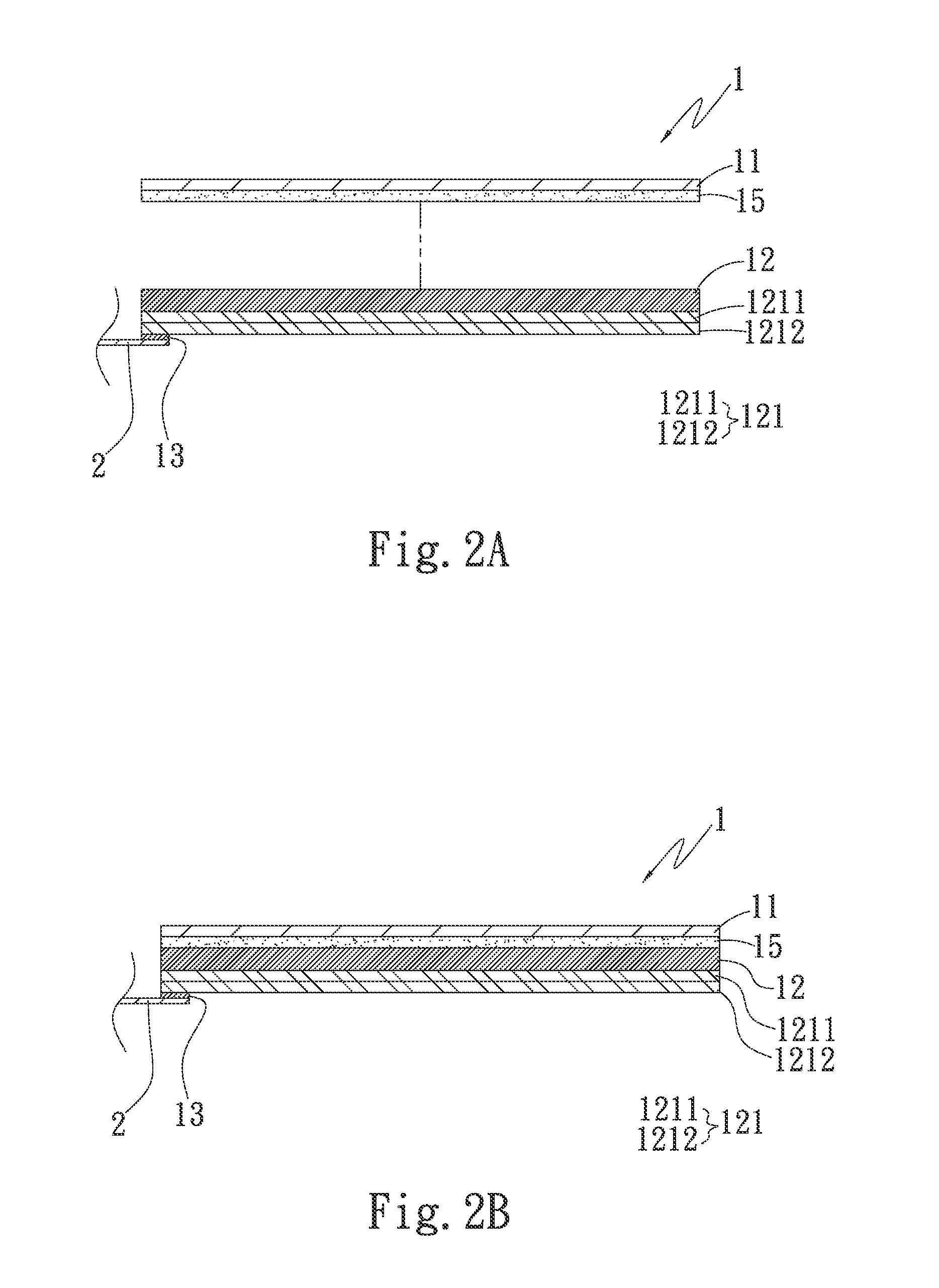 Polarization structure with touch function