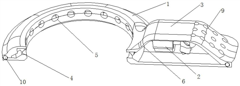 Mobile phone heat dissipation mechanism and mobile phone shell