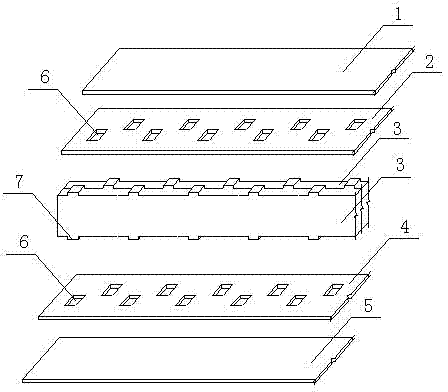 Bamboo plywood beam structure