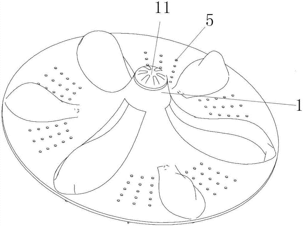 Impeller, impeller assembly and washing machine